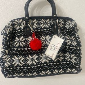 NWT Big Buddha Snowflake Satchel